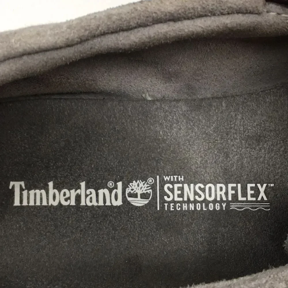Timberland Gray Suede Boat Shoes Loafers with SensorFlex Technology size 9